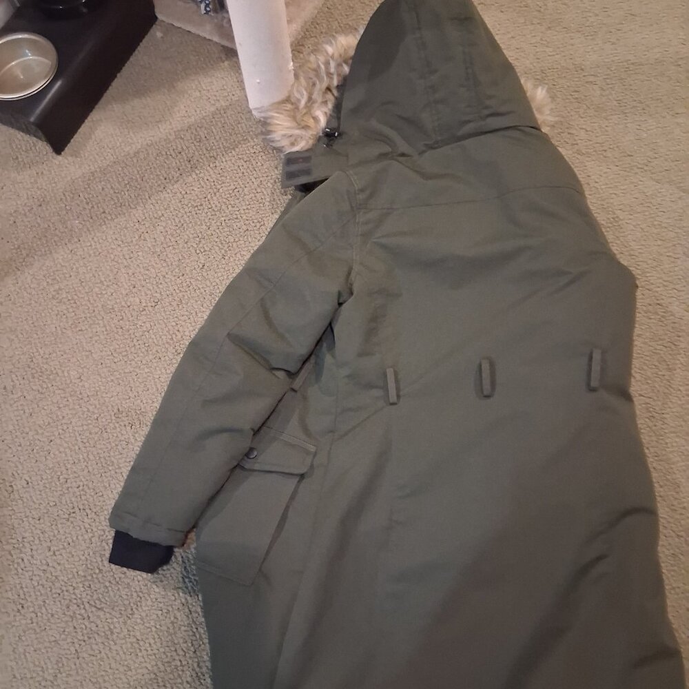 CANADA WEATHER GEAR GREEN PARKA..HEAVY DUTY - Picture 8 of 8